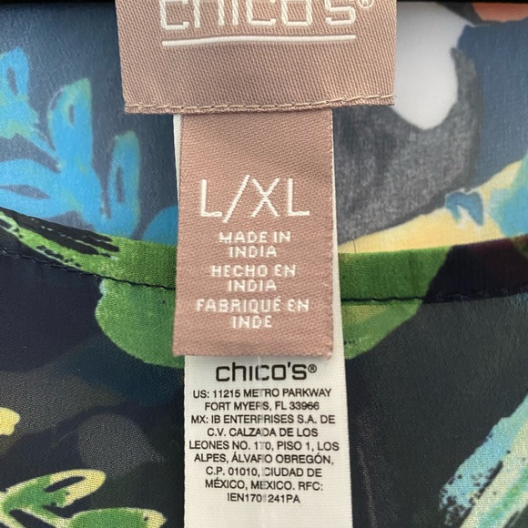 NWT- TOSSED TUCAN- CHIANTI PONCHO- Chico’s L/XL- - Picture 5 of 6
